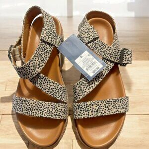 Universal Thread Women's Annika Platform Sandals Leopard Size: 6.5 New No Box